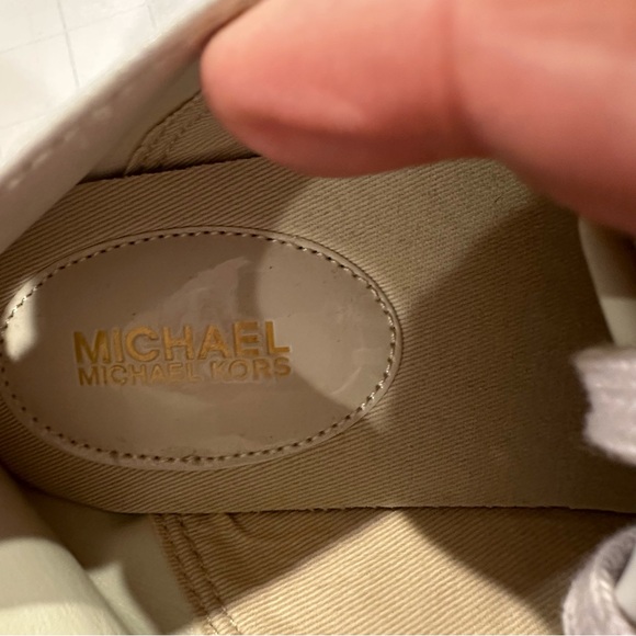 MICHAEL KORS Signature Jacquard Kristy Espadrille Sneakers Vanilla US Size 10 M - Picture 12 of 14